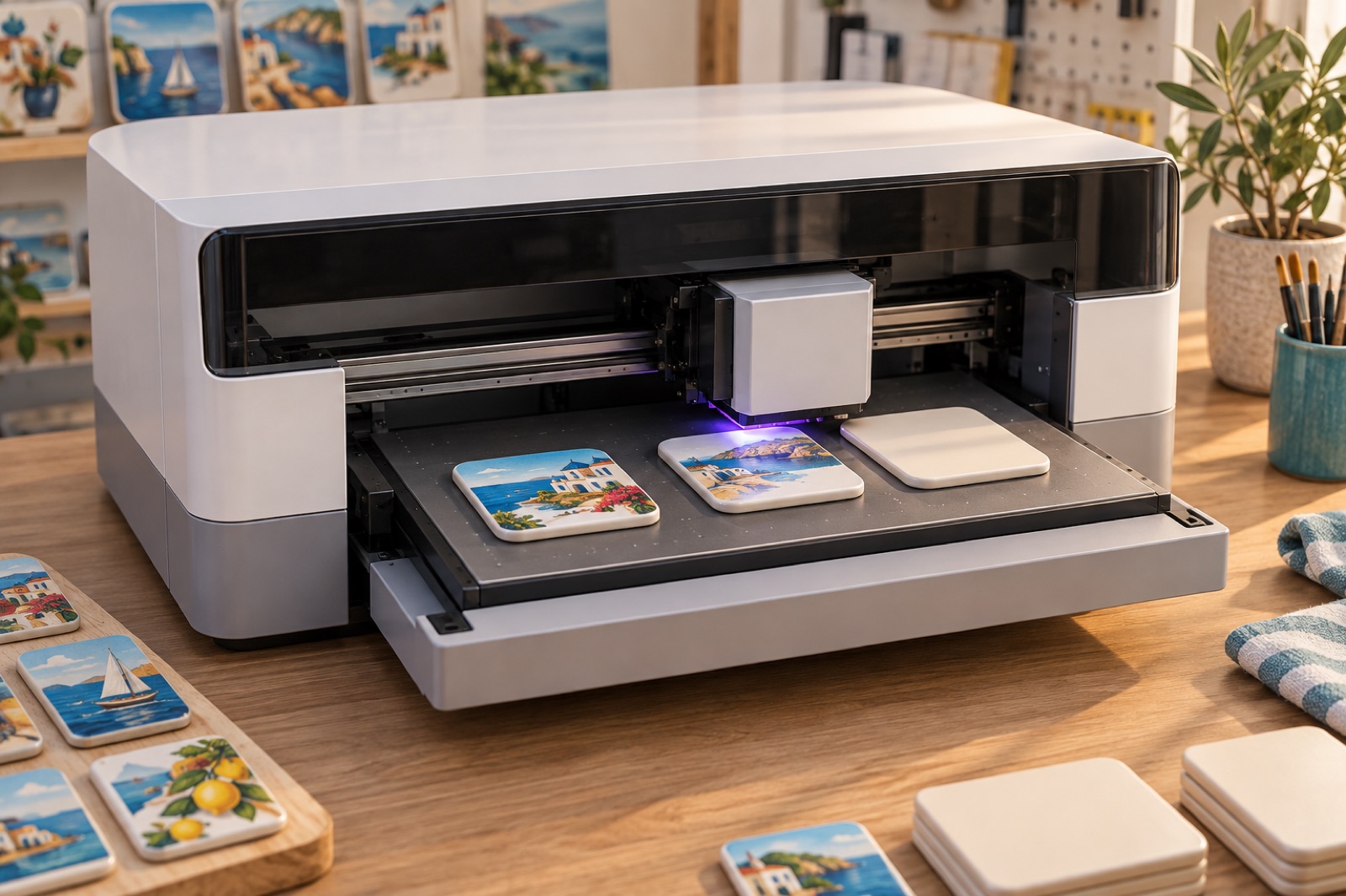 Konzeptbild: UV-Druck von Magnetmotiven